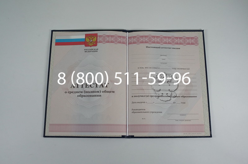 Аттестат за 11 класс 2011-2013 годов в Долгопрудном